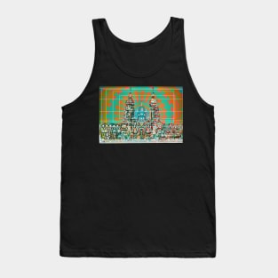 Portico of glory in the sky of the cathedral of Santiago de Compostela Galicia Tank Top